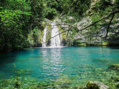 Las pozas y saltos del Gorg Blau de Sant Aniol d’Aguja (Girona)